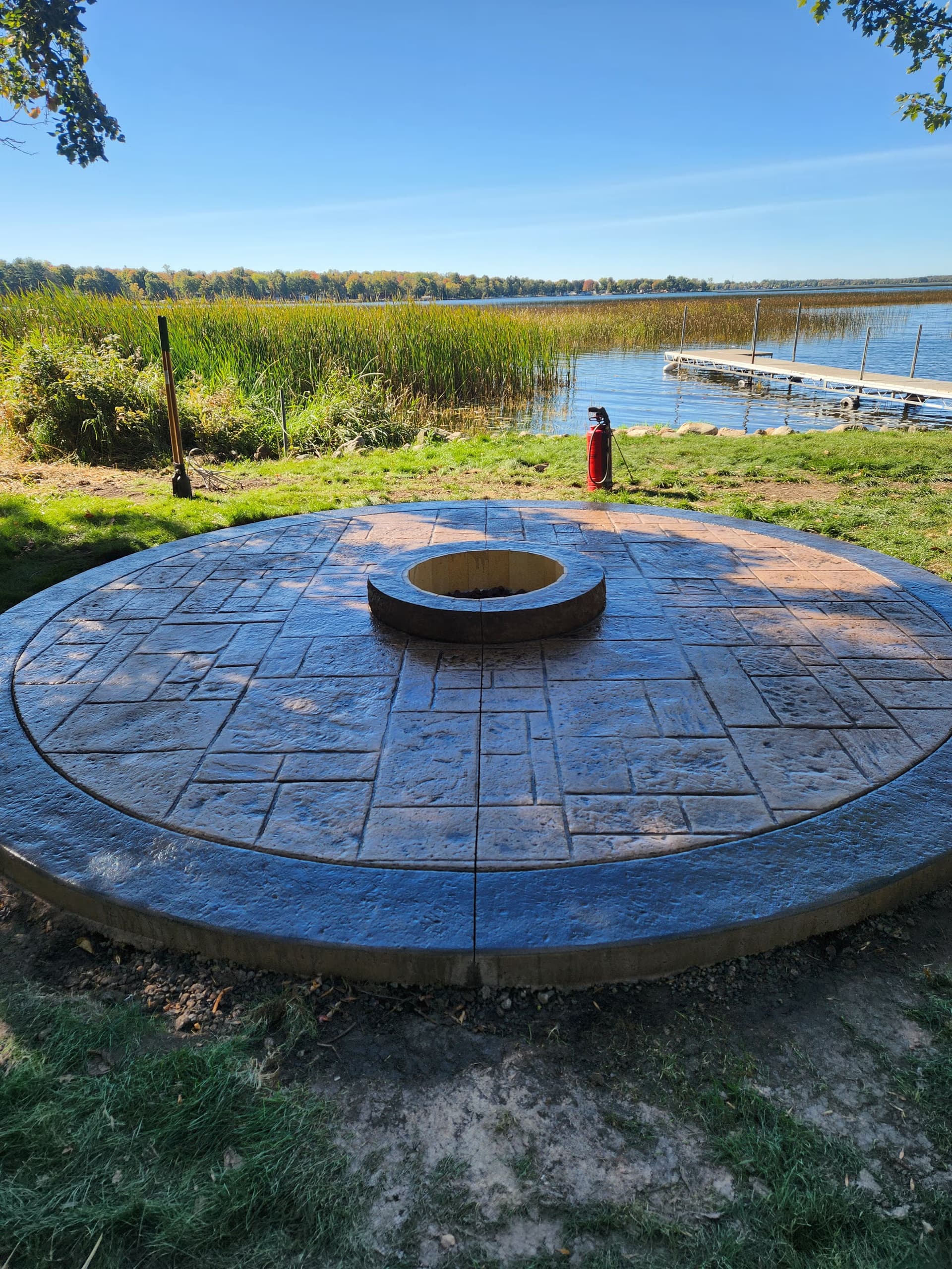 Blog post Stamped vs. Traditional Concrete: Which Is Right for Your Big Lake Property? image